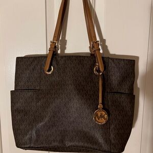 Michael Kors Dark Brown Signature Tote